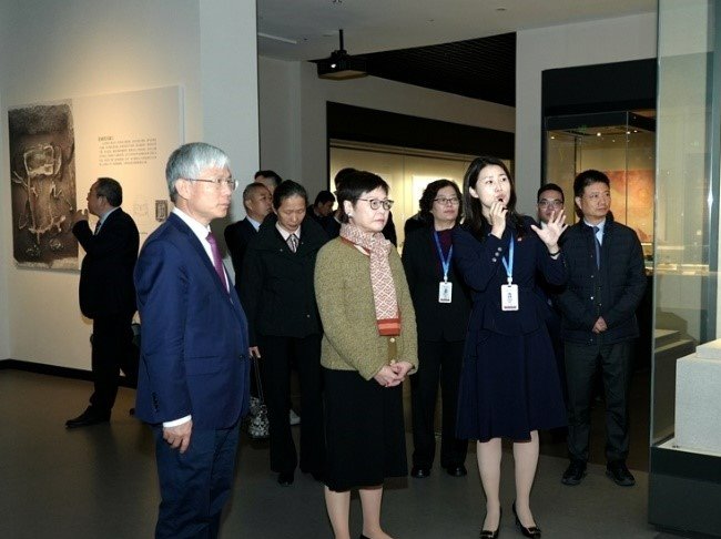 Carrie Lam Visits SDU to Promote Collaboration and Youth Exchanges