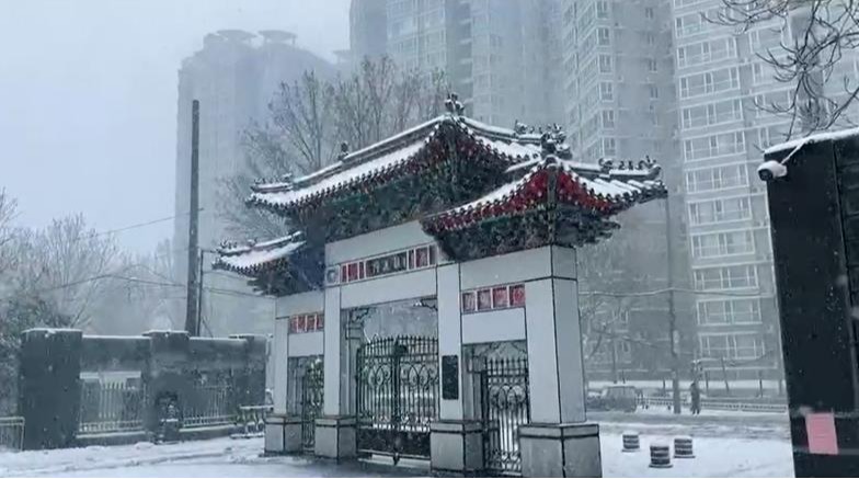 Shandong University in Snow